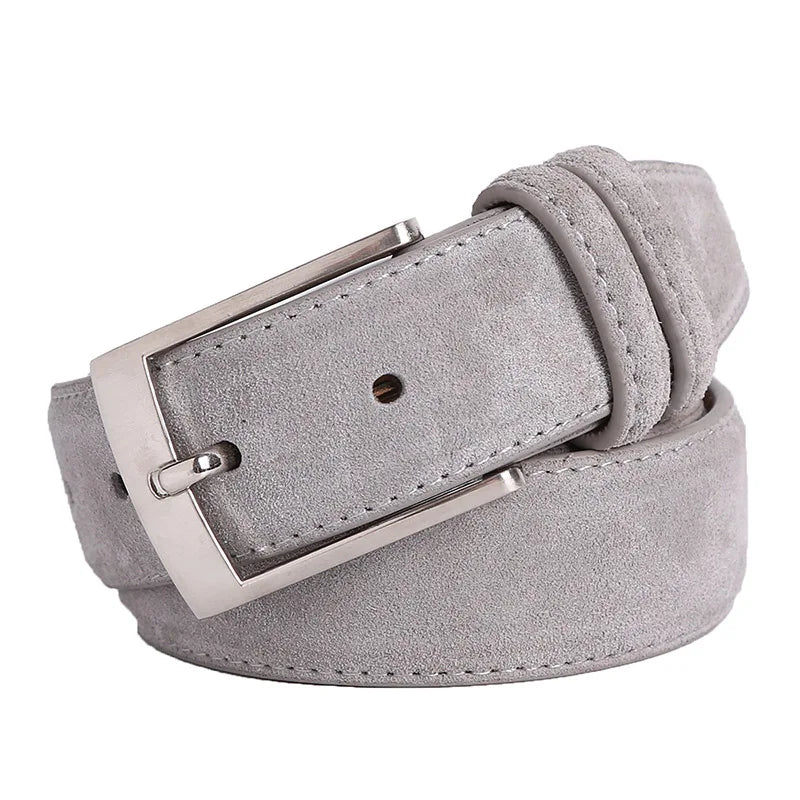Men's Suede Leather Belt