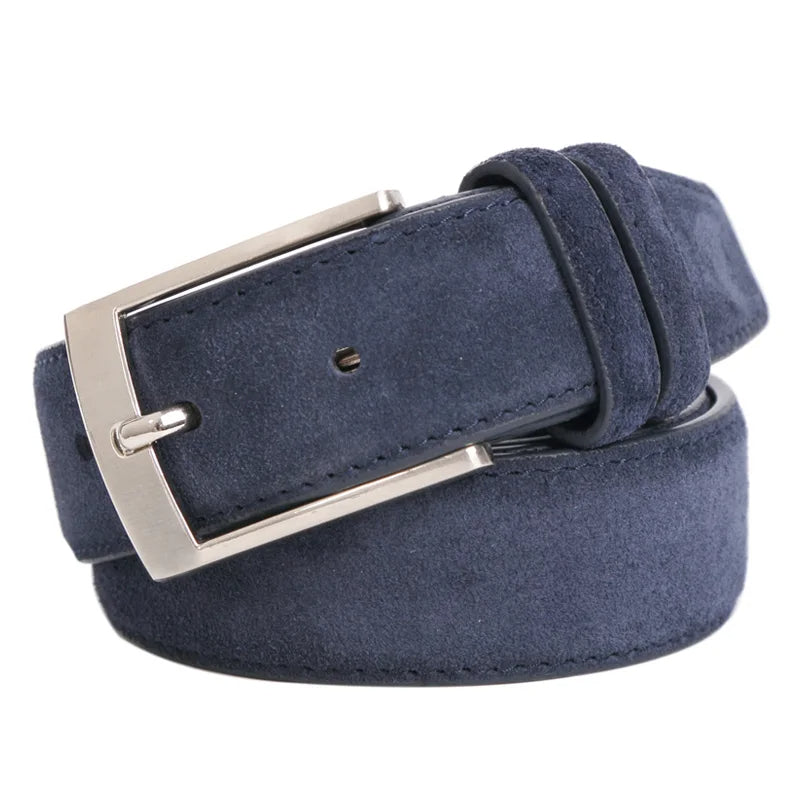 Men's Suede Leather Belt