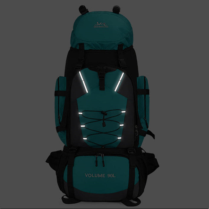 90L Hiking Backpack with Waist Strap