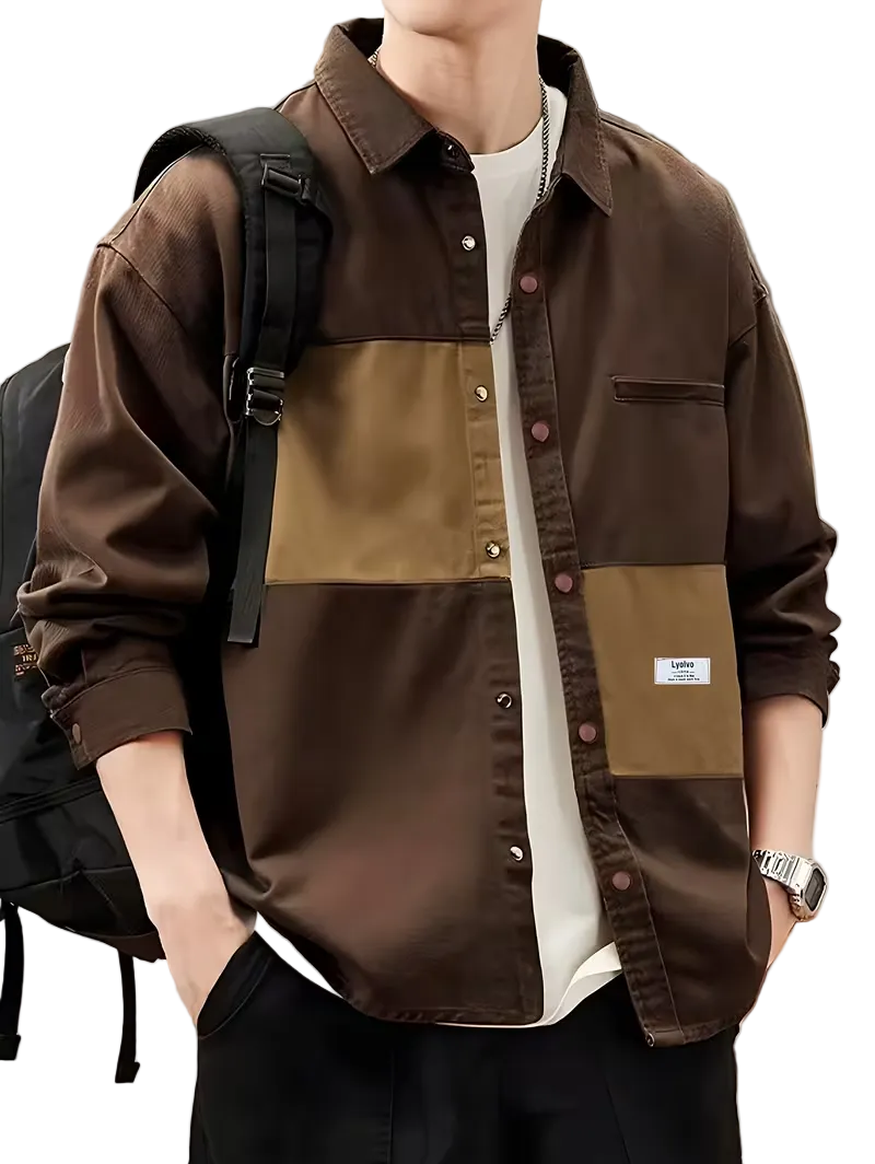 Men’s Long-Sleeved Button-Up Shirt