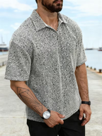 Men’s Short-Sleeved Collared T-Shirt