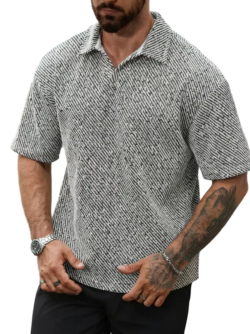 Men’s Short-Sleeved Collared Shirt