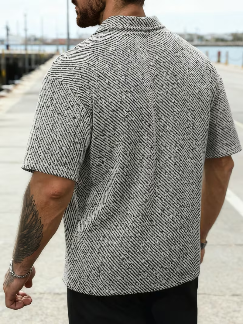 Men’s Short-Sleeved Collared T-Shirt