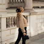Women’s Cropped Double Breasted Trench Jacket