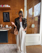 Women’s Cropped Double Breasted Trench Jacket