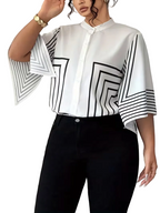 Women’s Collared Button-Up Blouse