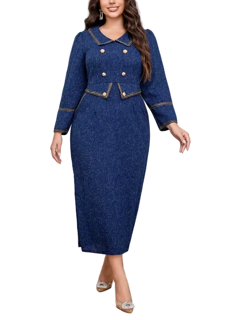 Women’s Long Sleeve Midi Dress