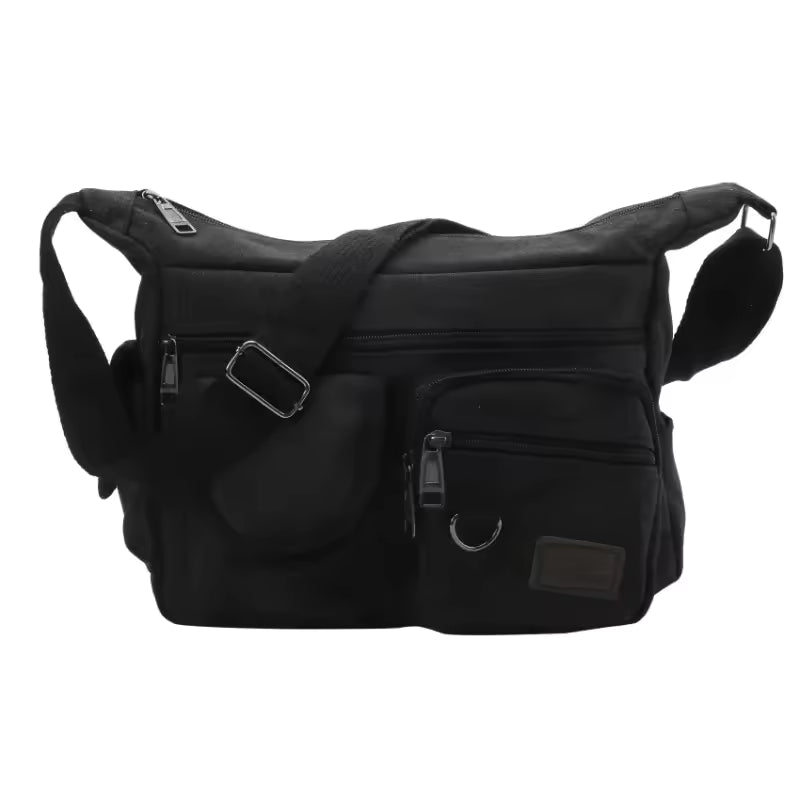 Crossbody Shoulder Bag with Front Pockets