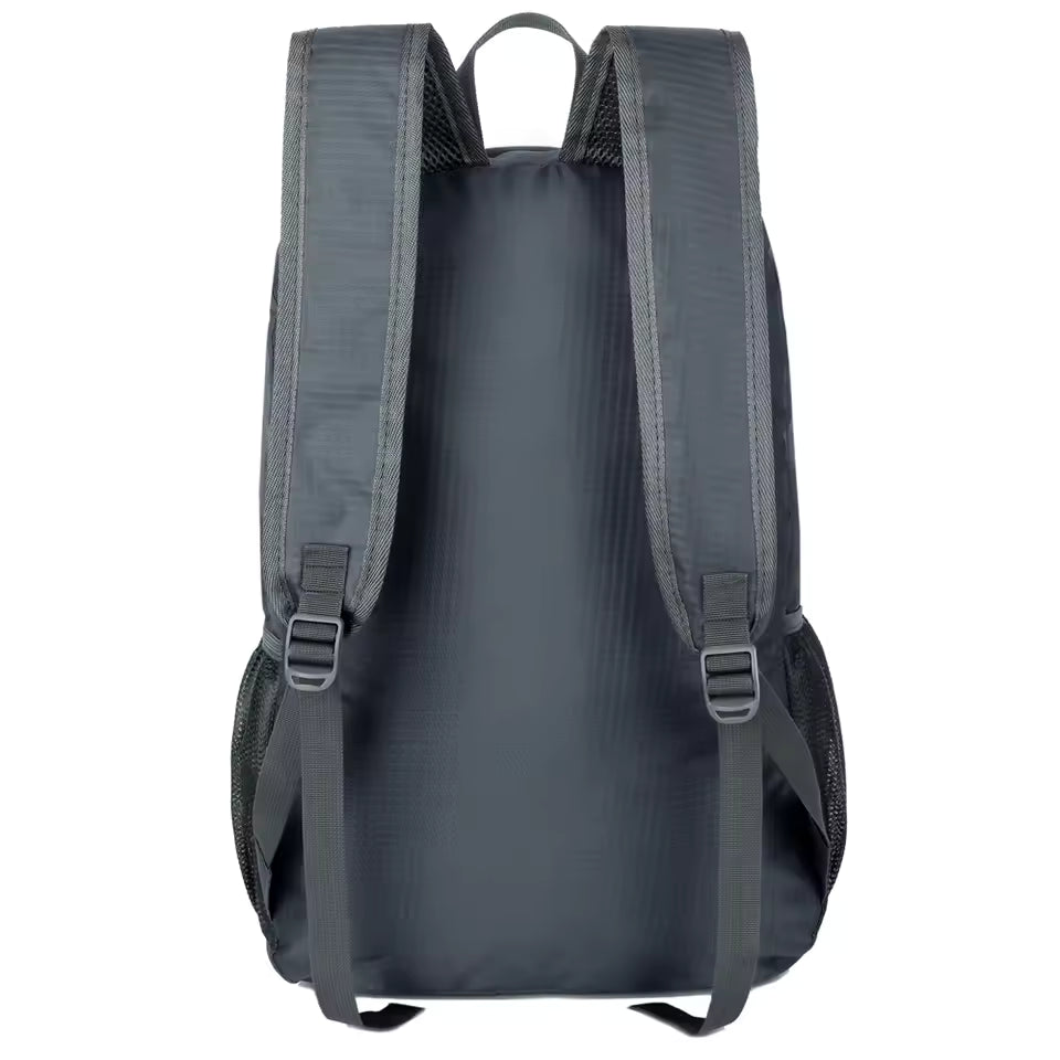 Foldable Backpack with Front Zip Pocket