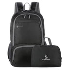 Foldable Backpack with Front Zip Pocket