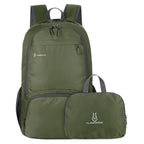 Foldable Backpack with Front Zip Pocket