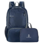 Foldable Backpack with Front Zip Pocket