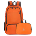 Foldable Backpack with Front Zip Pocket