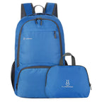 Foldable Backpack with Front Zip Pocket