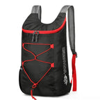 Folding Hiking Backpack with Front Cord Detail