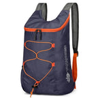 Folding Hiking Backpack with Front Cord Detail