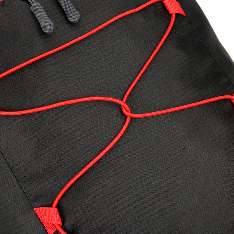 Folding Hiking Backpack with Front Cord Detail