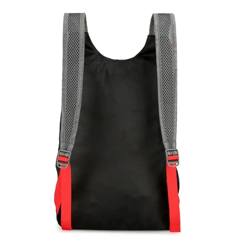 Folding Hiking Backpack with Front Cord Detail
