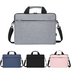 Laptop Shoulder Bag with Handles and Zipper