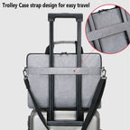 Laptop Shoulder Bag with Handles and Zipper