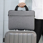 Laptop Shoulder Bag with Handles and Zipper