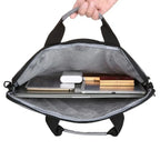 Laptop Shoulder Bag with Handles and Zipper