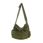 Large Multi Pocket Shoulder Messenger School Bag