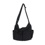 Large Multi Pocket Shoulder Messenger School Bag