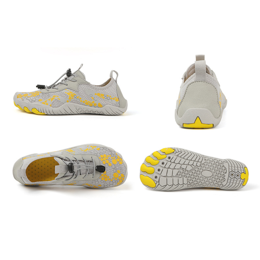 Men’s Barefoot Shoes with Quick Lace Toggle and Grip Sole