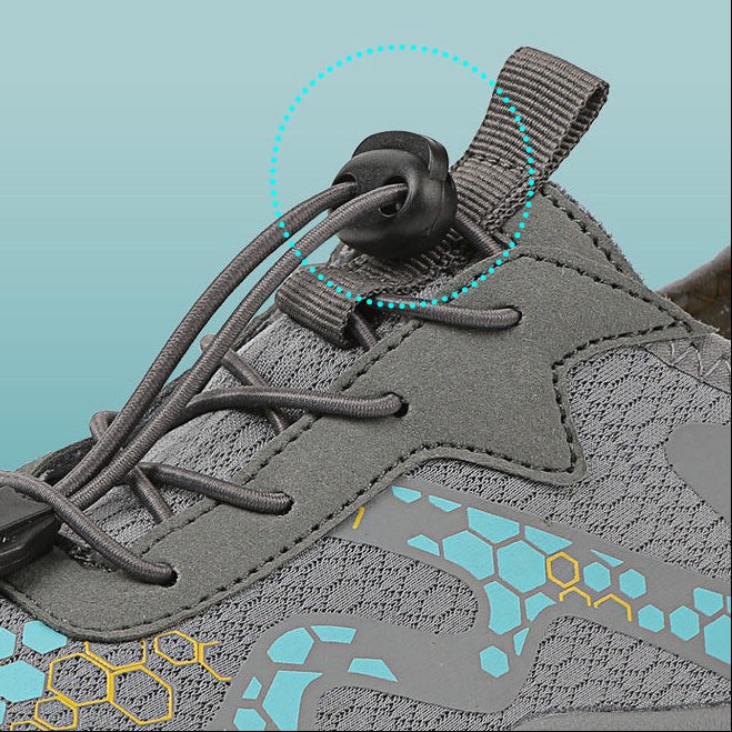 Men’s Barefoot Shoes with Quick Lace Toggle and Grip Sole
