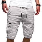 Men’s Cargo Shorts with Drawstring Waist