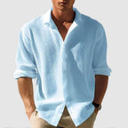 Men’s Casual Long Sleeve Cotton Shirt