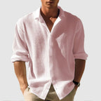 Men’s Casual Long Sleeve Cotton Shirt