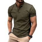 Men’s Casual Stretch Short Sleeve Polo Shirt