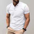 Men’s Casual Stretch Short Sleeve Polo Shirt