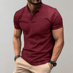 Men’s Casual Stretch Short Sleeve Polo Shirt