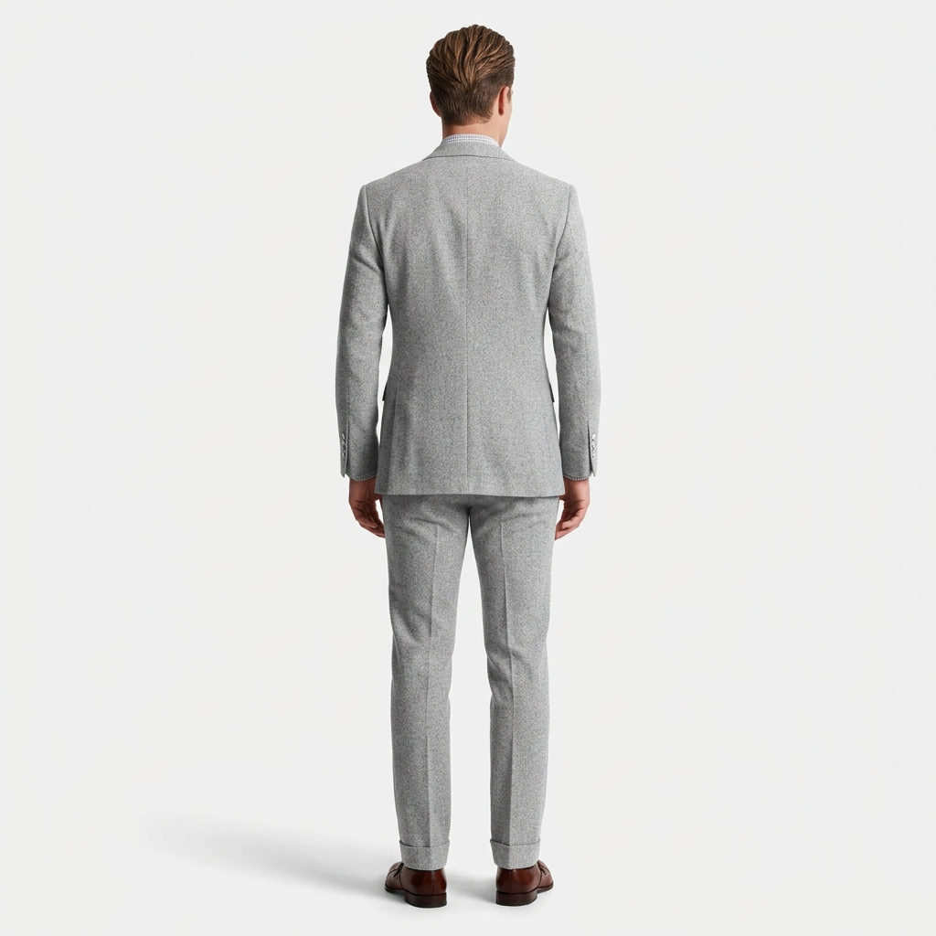 Men’s Classic Three Piece Tweed Suit