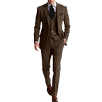 Men’s Classic Three Piece Tweed Suit