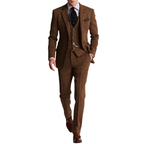 Men’s Classic Three Piece Tweed Suit