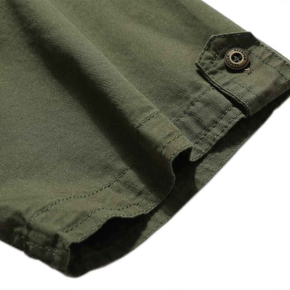 Men’s Cotton Short Sleeve Cargo Shirt