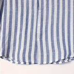 Men’s Cotton Striped Long Sleeve Button-Up Shirt with Collar