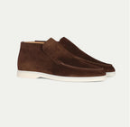 Men’s High-Top Suede Slip-On Loafers