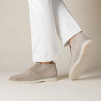 Men’s High-Top Suede Slip-On Loafers