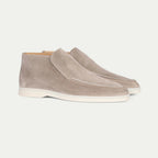 Men’s High-Top Suede Slip-On Loafers