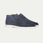 Men’s High-Top Suede Slip-On Loafers