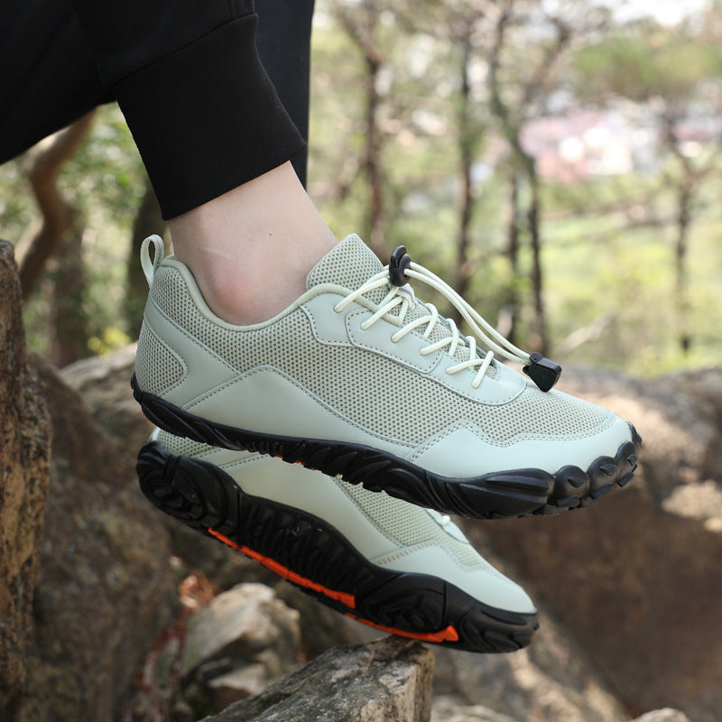 Men’s Hiking Barefoot Shoes with Grip Sole