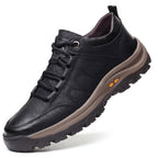 Men’s Lace-Up Hiking Shoes with Textured Grip Sole