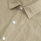 Men’s Linen Short Sleeve Button-Up Shirt