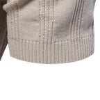 Men’s Short Sleeve Polo Shirt with Vertical Knit Texture