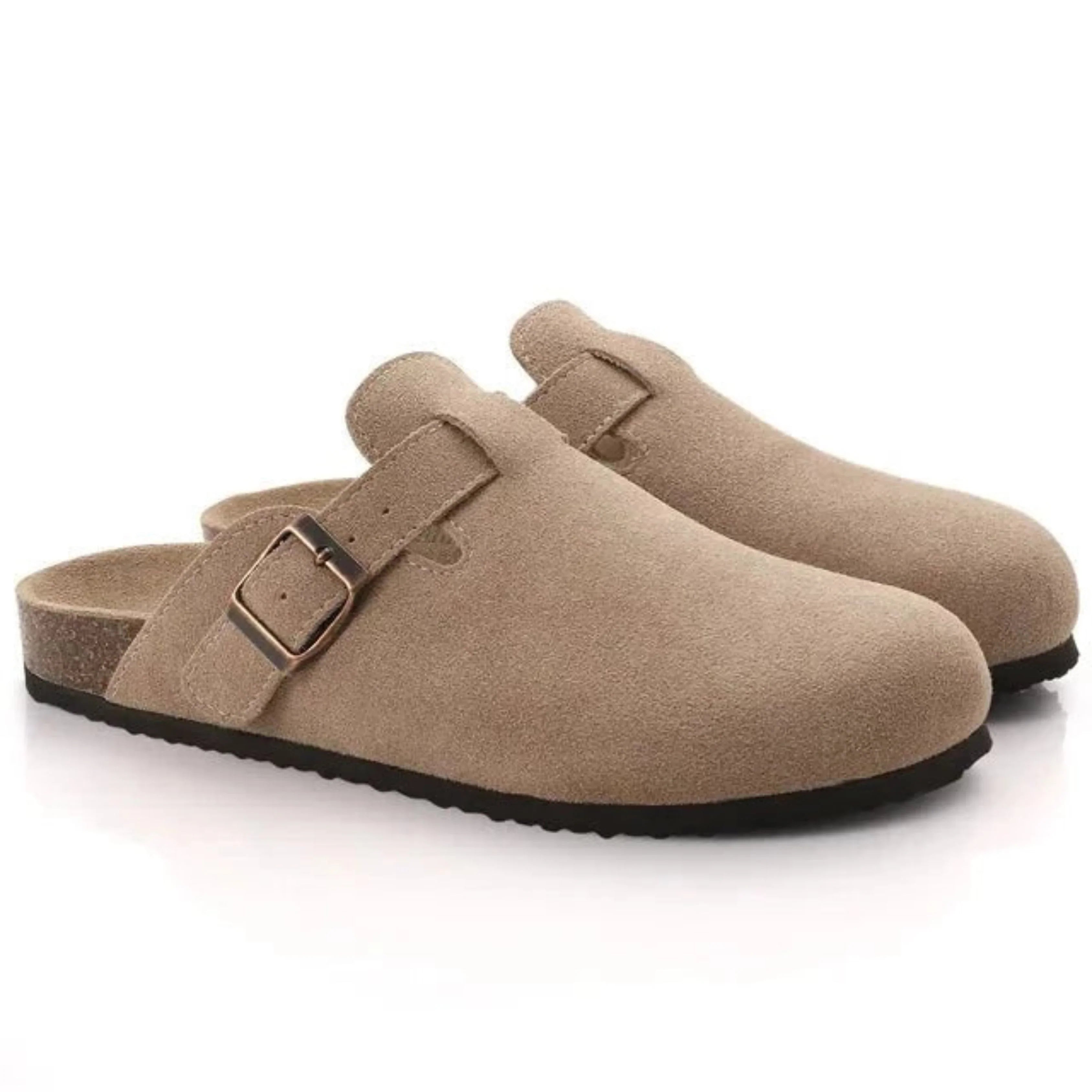 Men’s Slip-On Summer Clogs with Buckle Strap